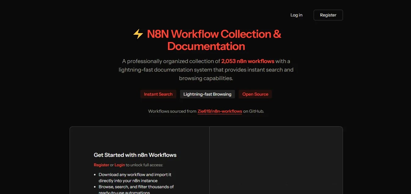 N8N Workflow Collection & Documentation screenshot
