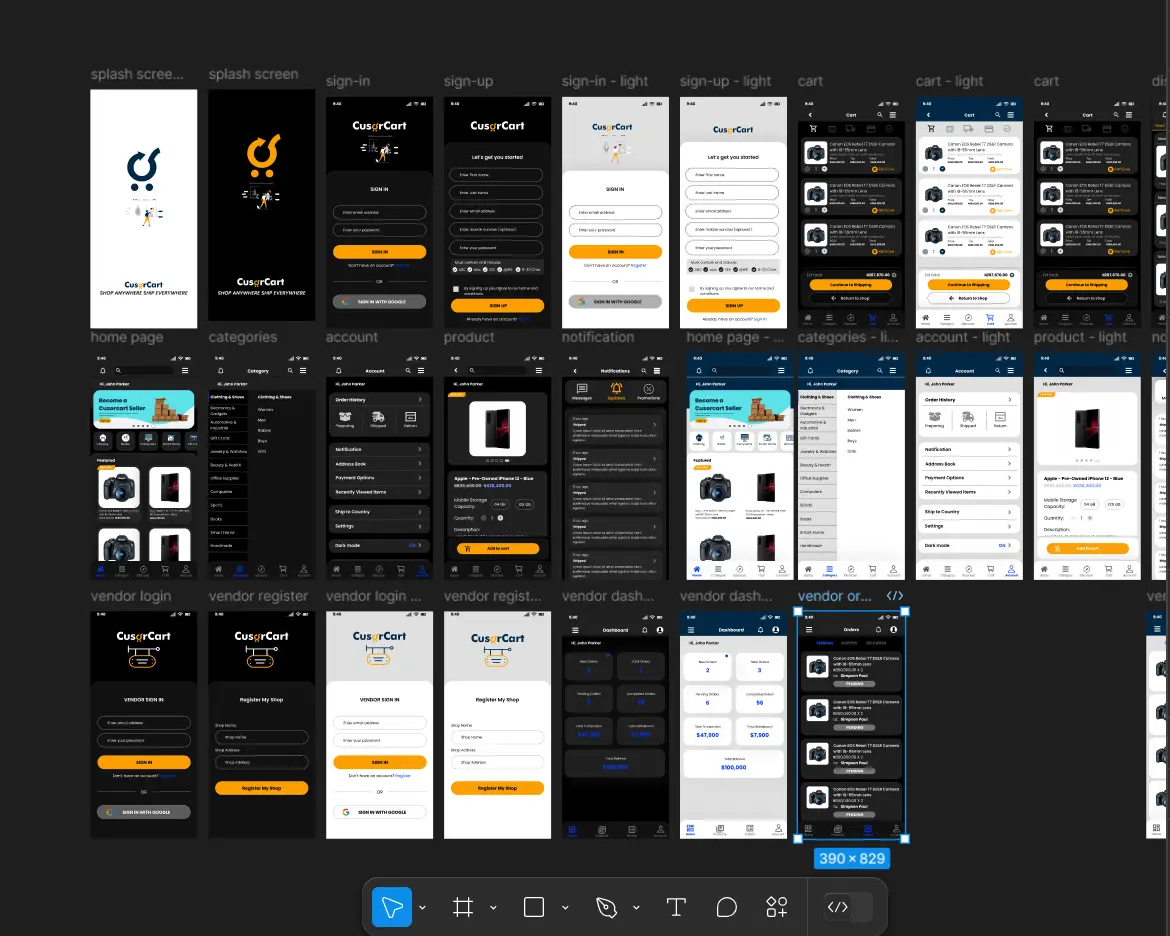 Cusorcart User App Ui Design 2 screenshot